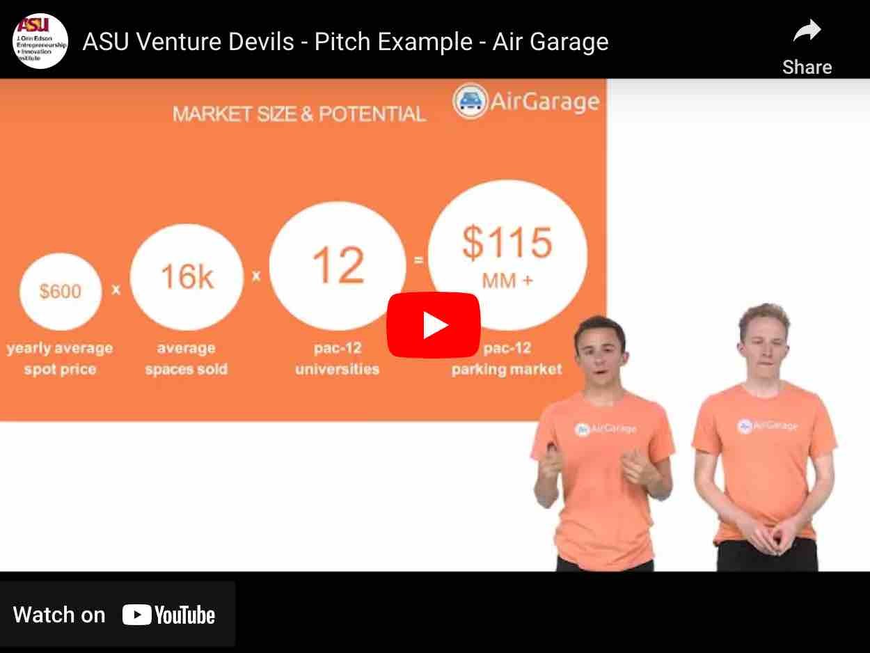 Air Garage Pitch Example