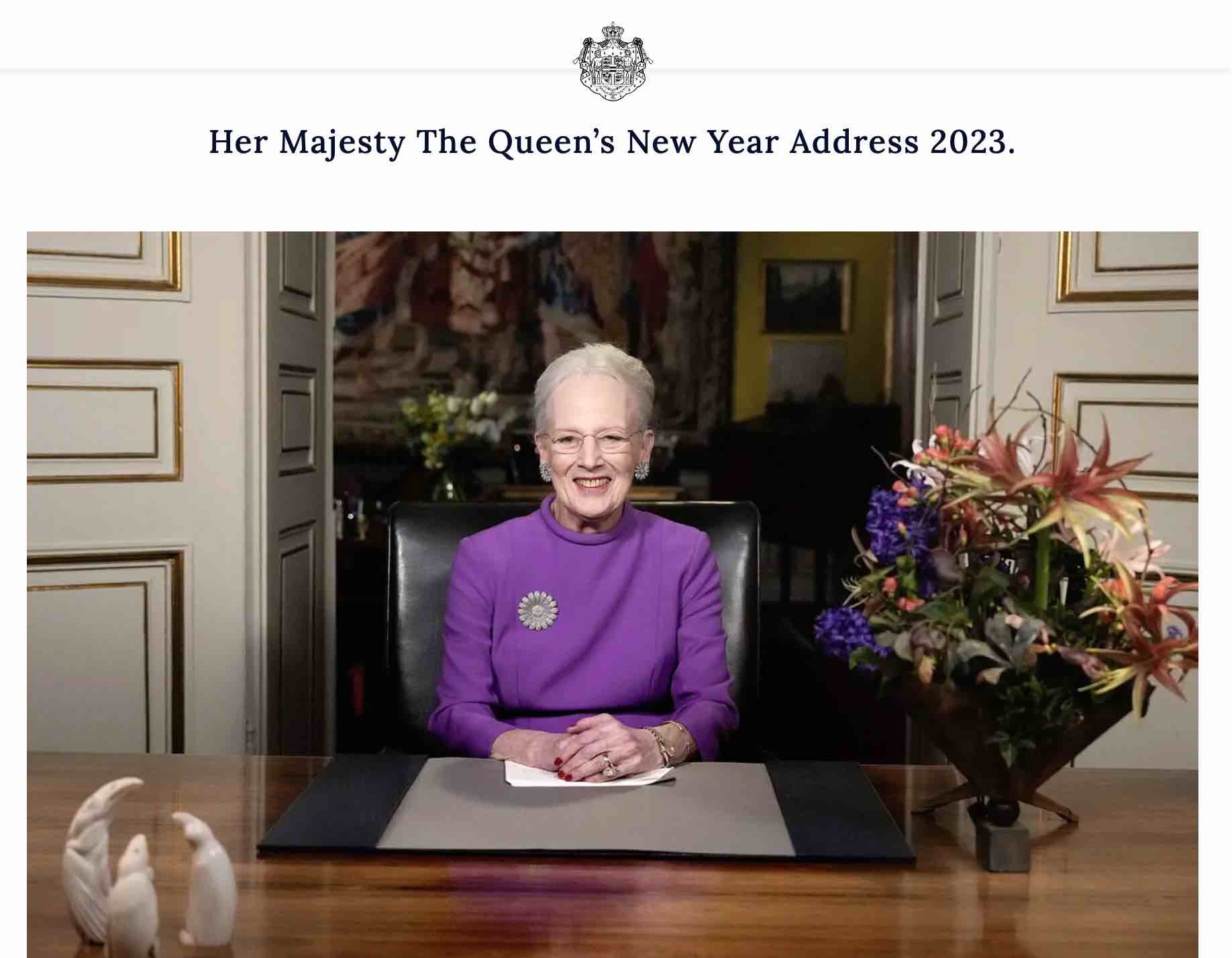Queen Margrethes New Year Address 2023