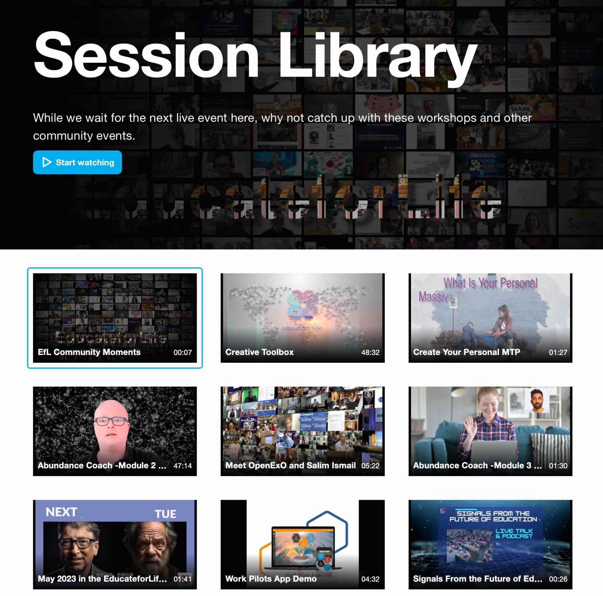 Session Library