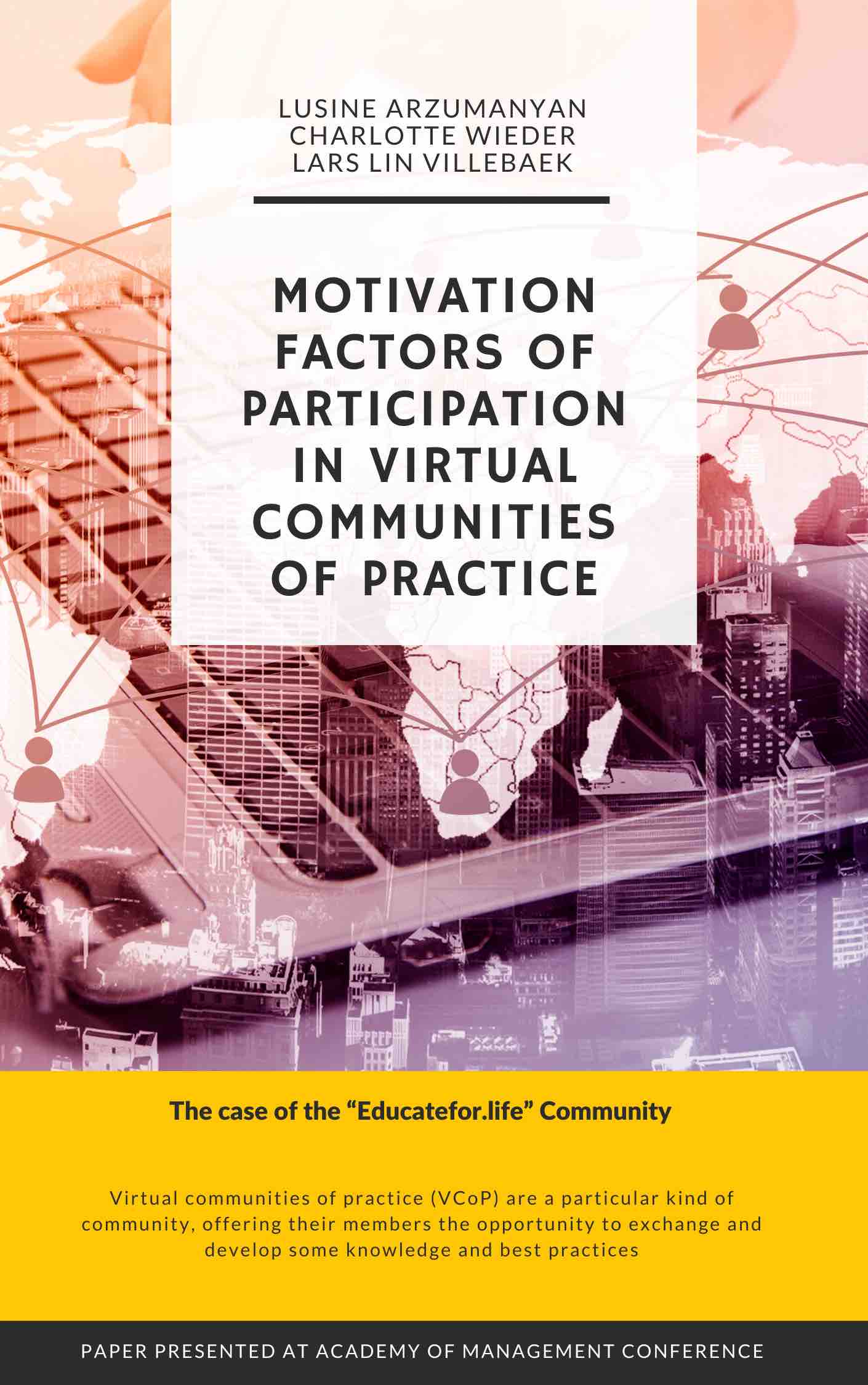 Motivation Factors of Participation in Virtual Communities of Practice-1